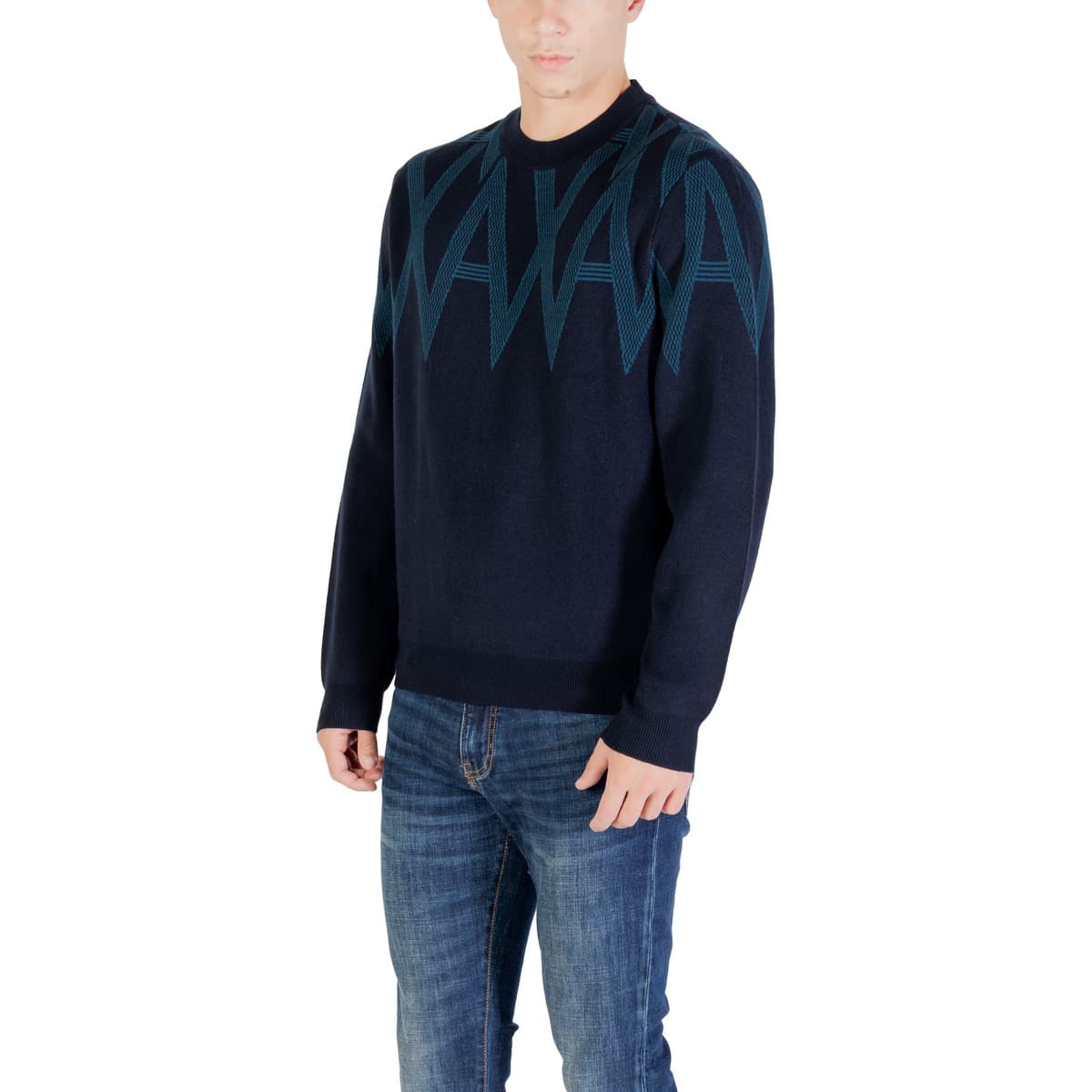 Men's Sweaters EAX Green