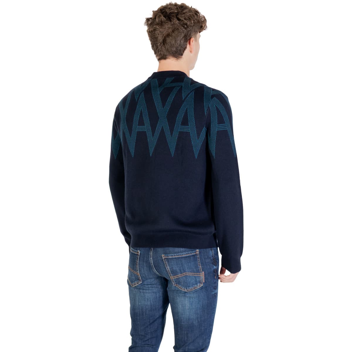 Men's Sweaters EAX Green