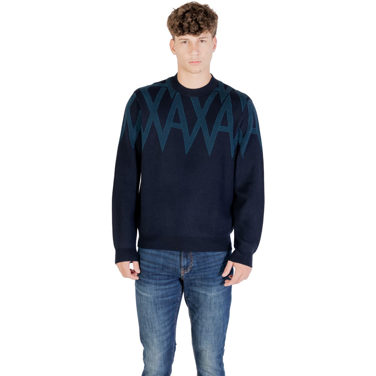 Men's Sweaters EAX Green