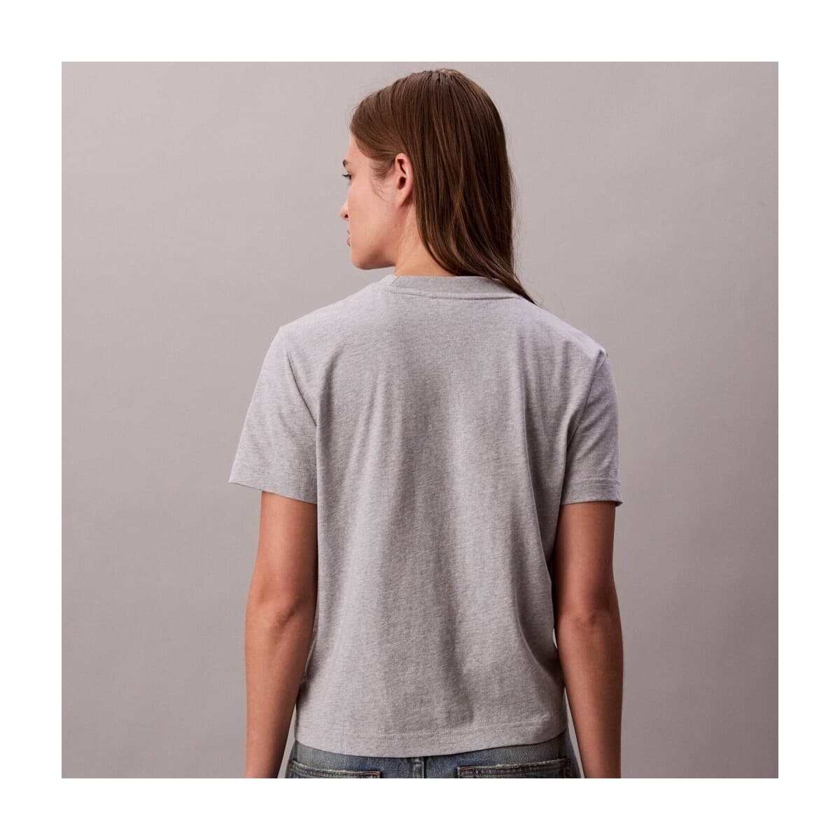 Women's T-Shirts Calvin Klein Gray