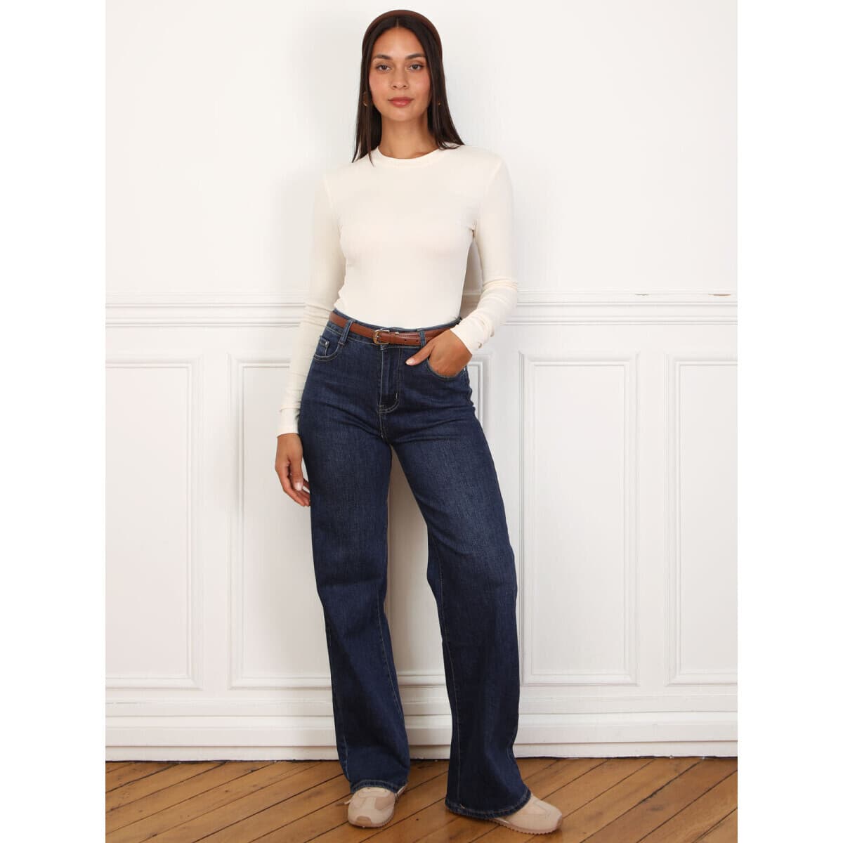 Women's T-Shirts La Modeuse Beige