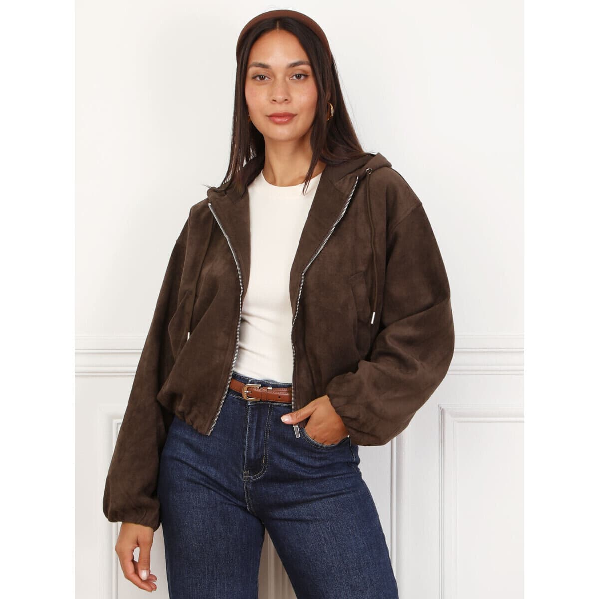 Women's Jackets La Modeuse Brown