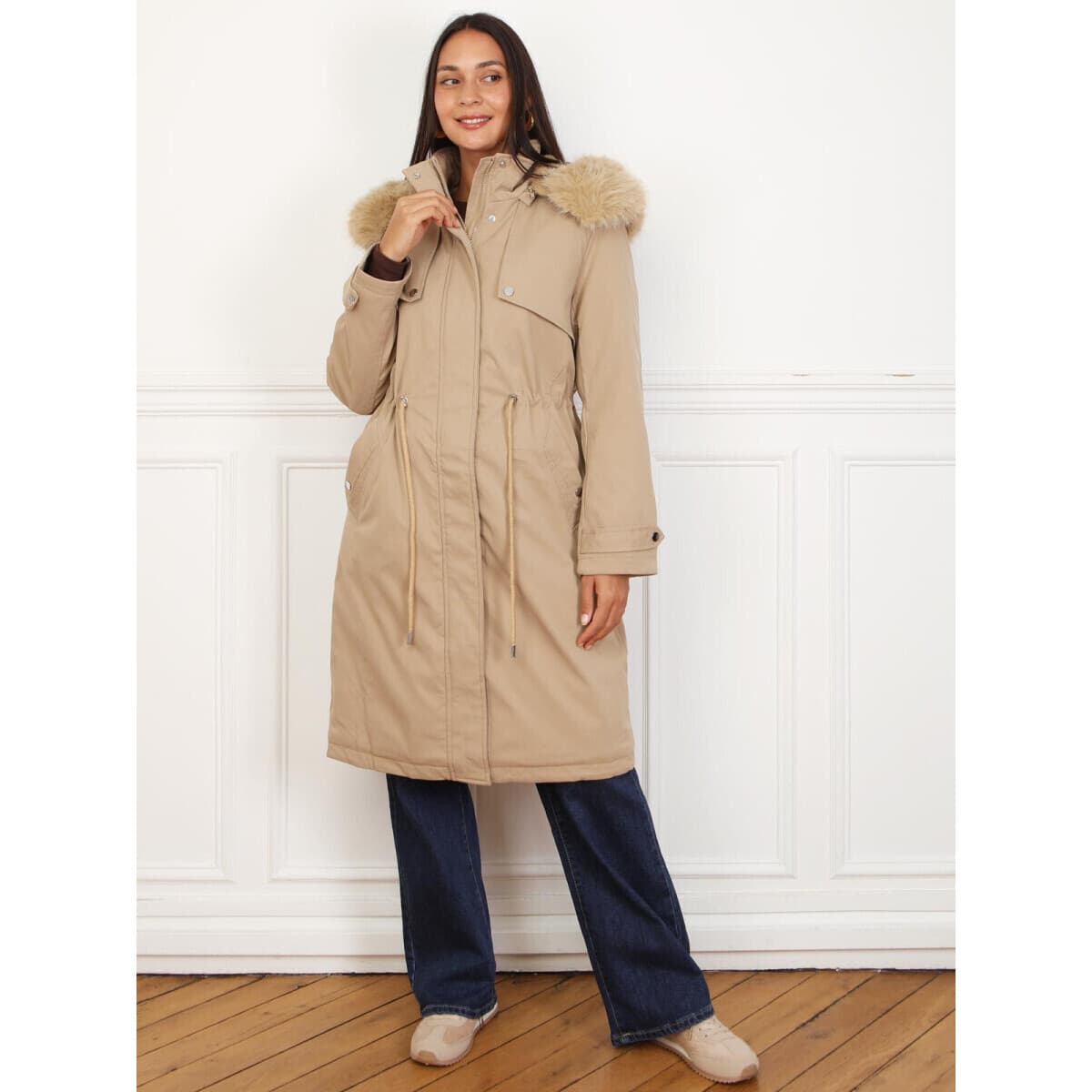 Women's Coats La Modeuse Beige