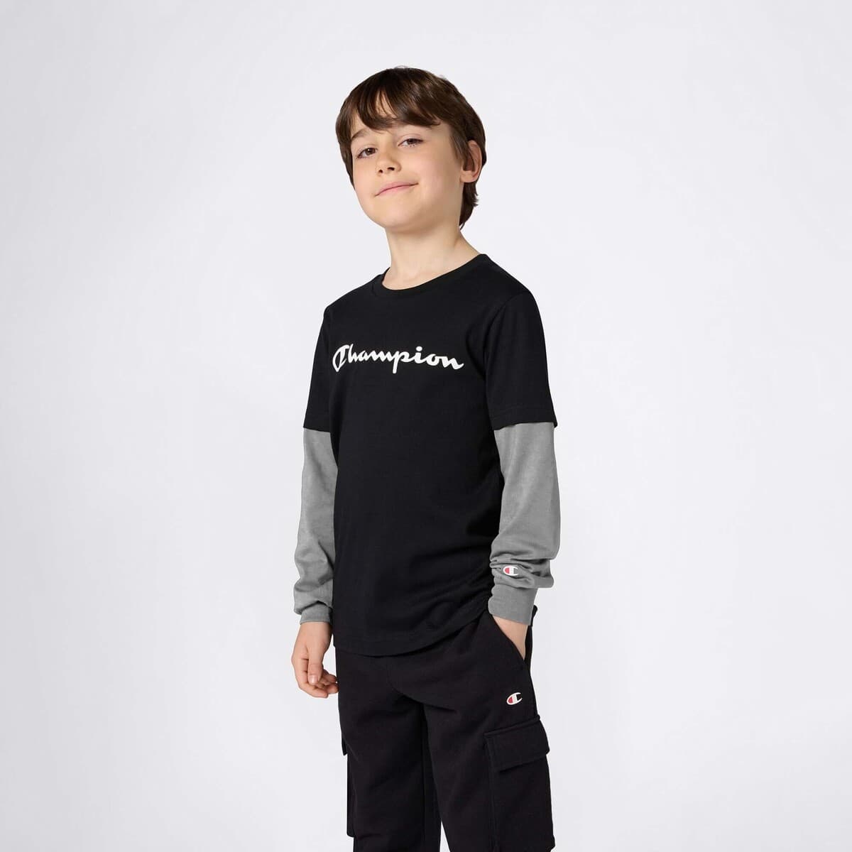 Boys' T-Shirts Champion Black