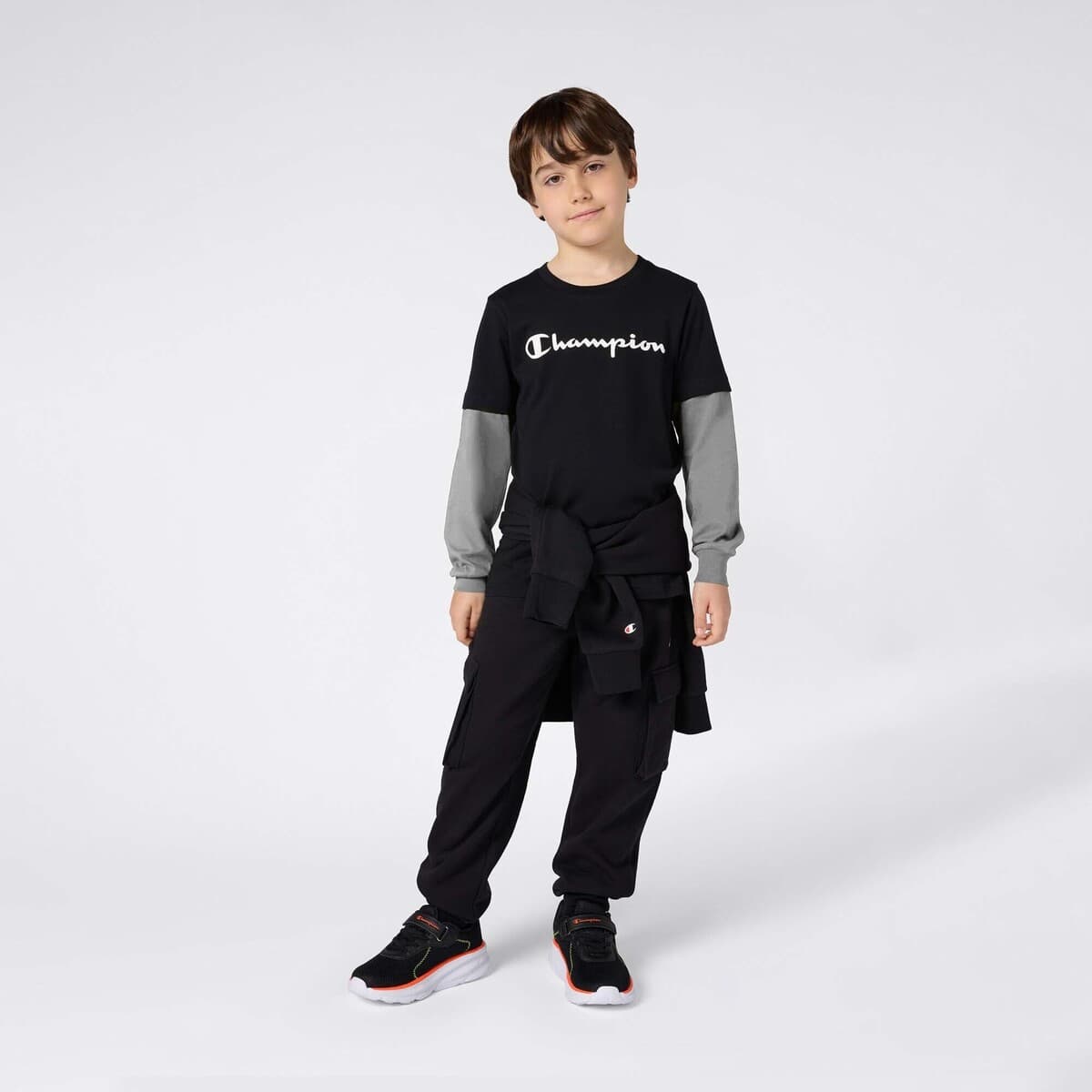 Boys' T-Shirts Champion Black