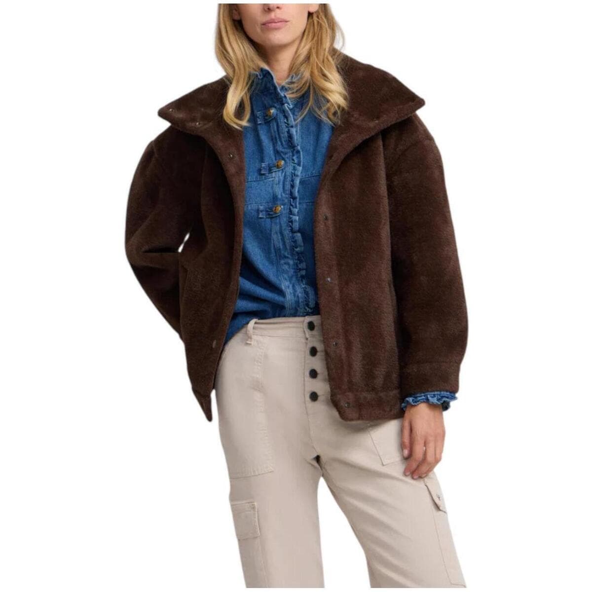 Women's Blazers Silbon Brown