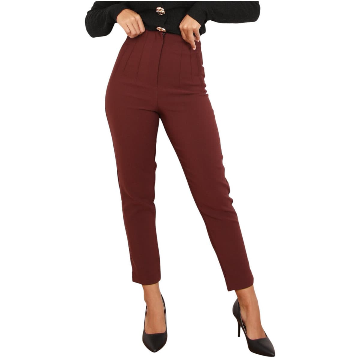 Women's Pants La Modeuse Bordeaux