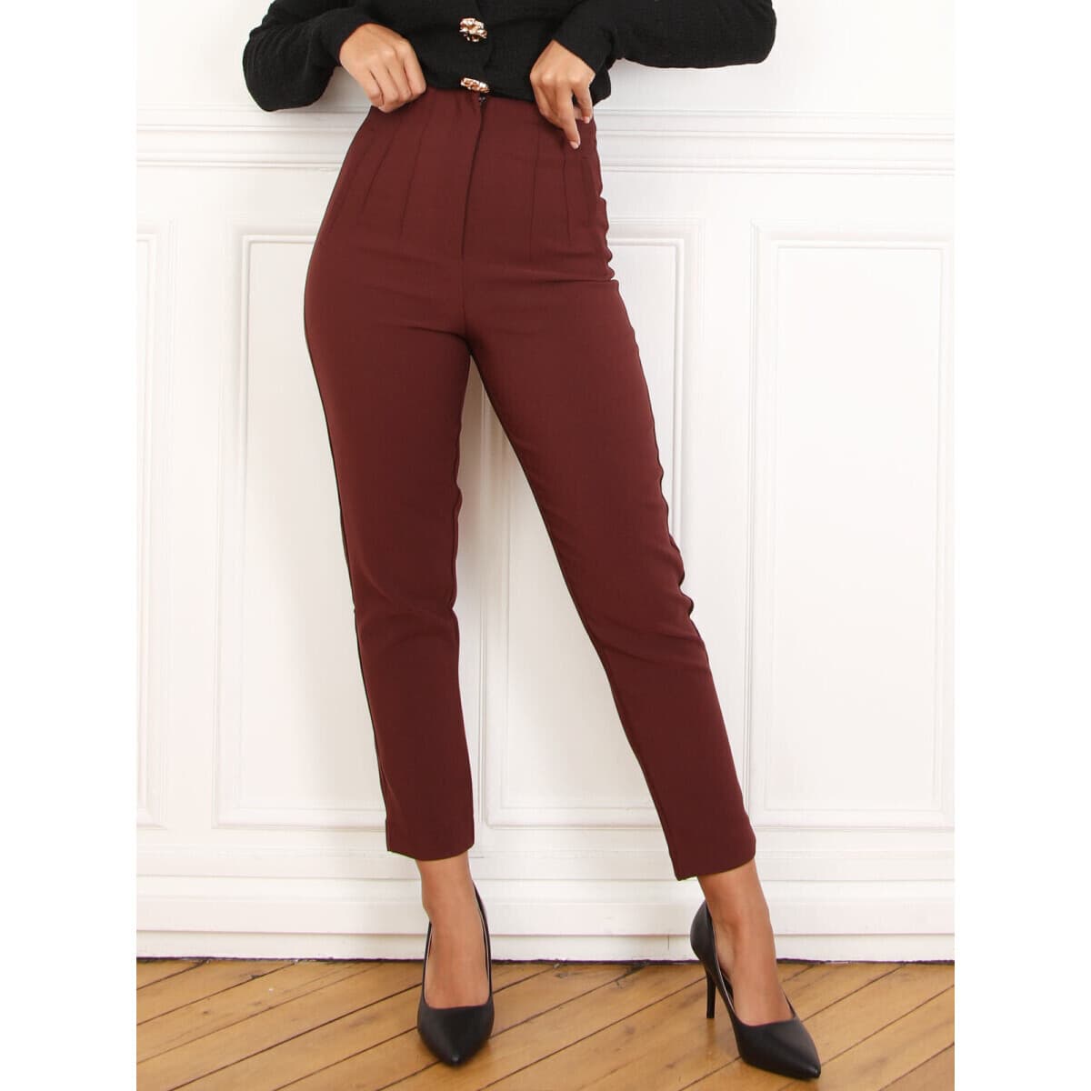 Women's Pants La Modeuse Bordeaux