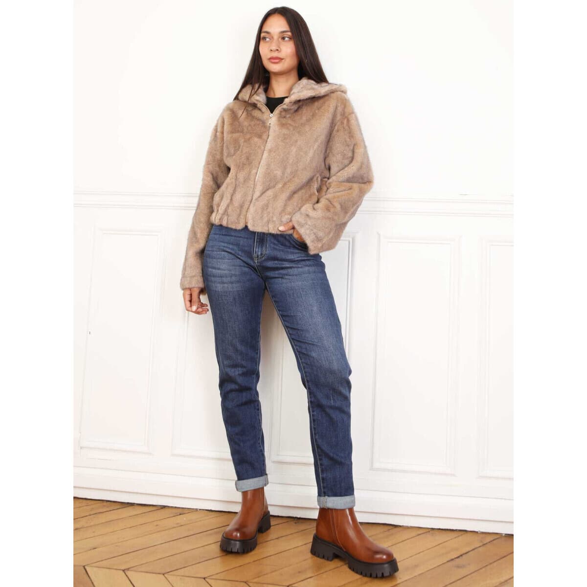 Women's Blazers La Modeuse Beige