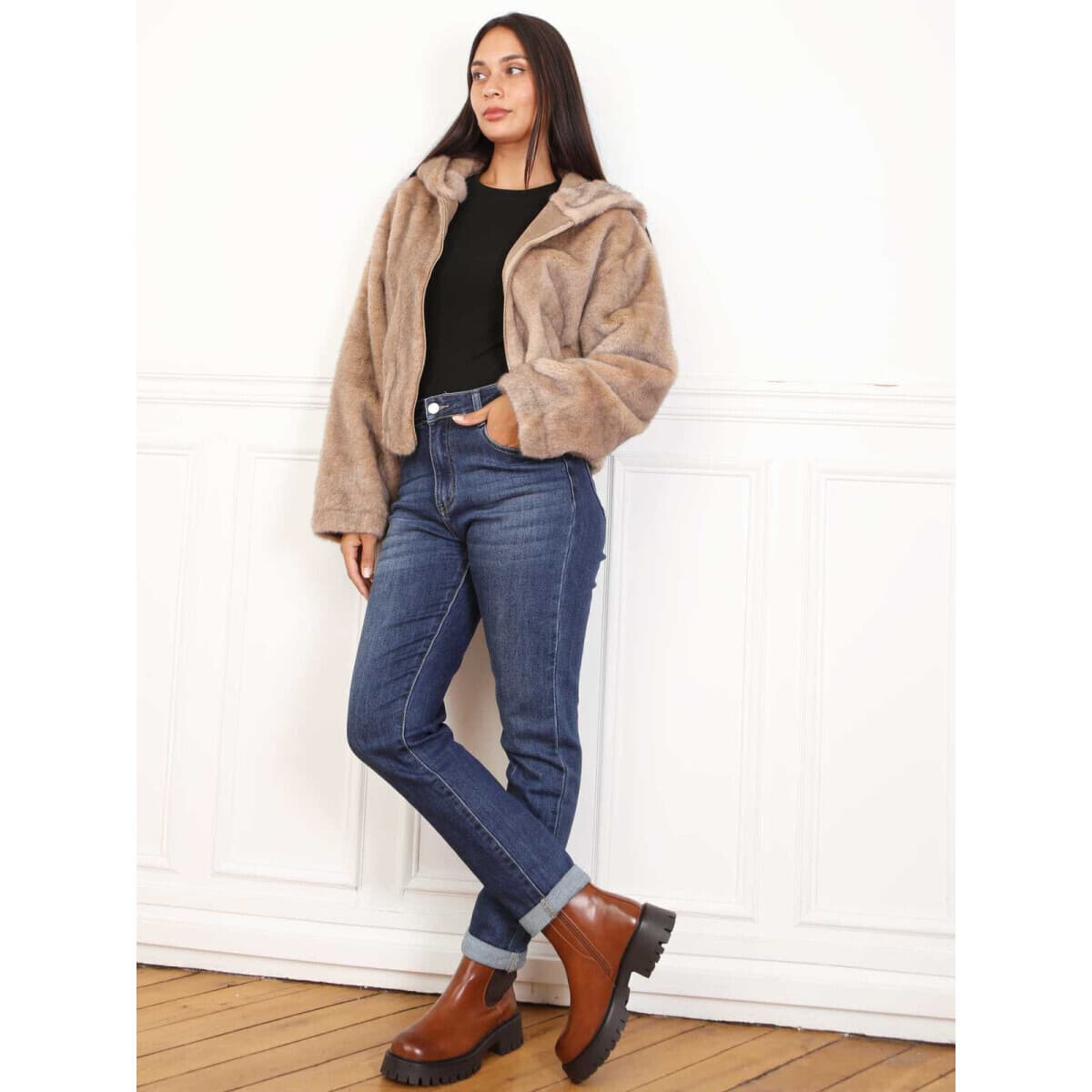 Women's Blazers La Modeuse Beige