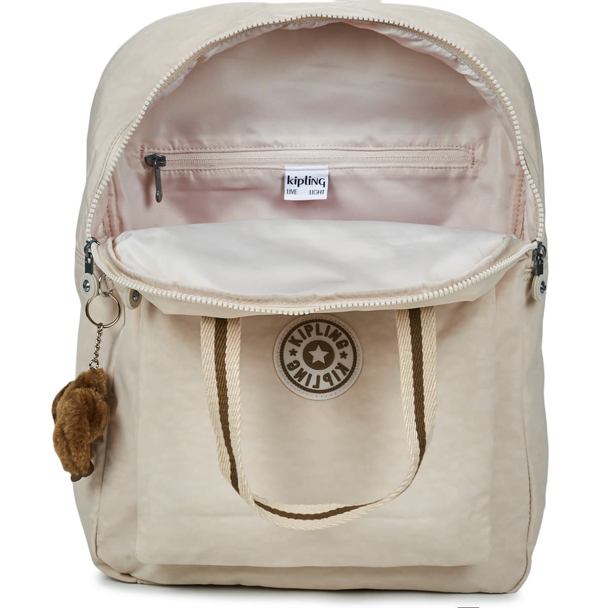 Women's Backpacks Kipling Beige