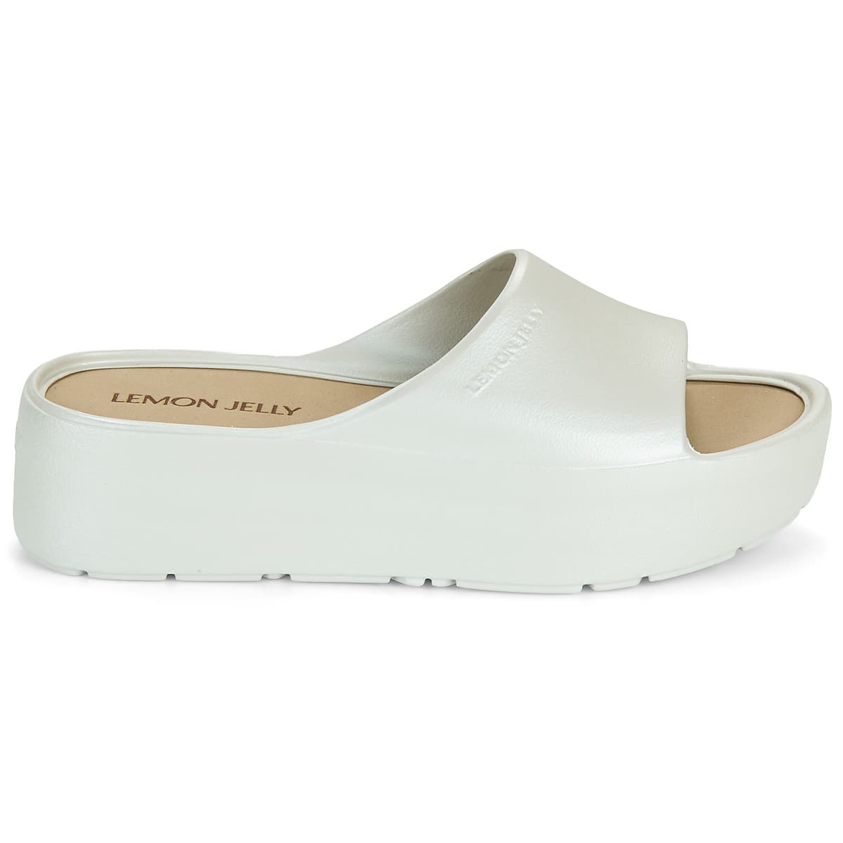 Women's Mules Lemon Jelly White
