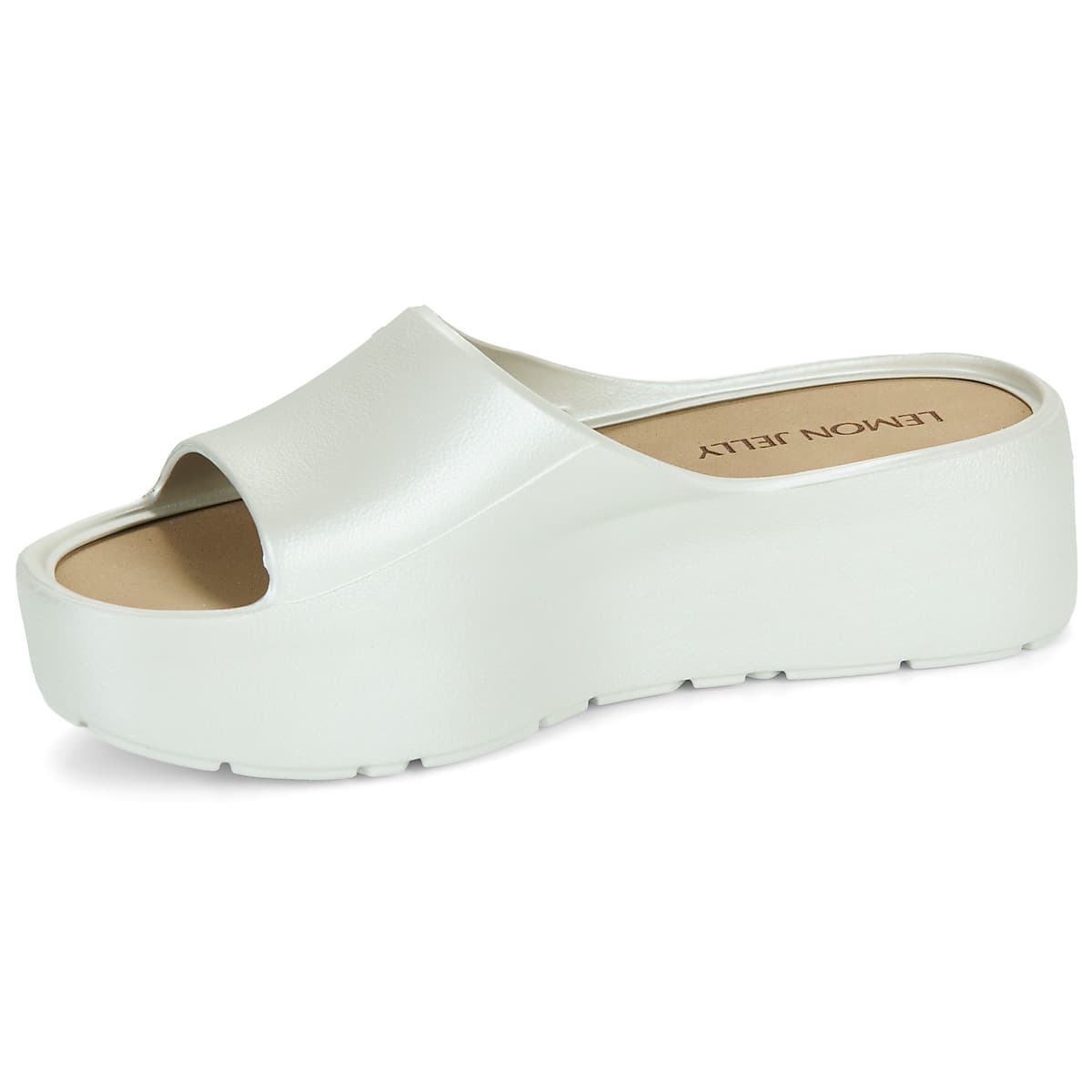 Women's Mules Lemon Jelly White