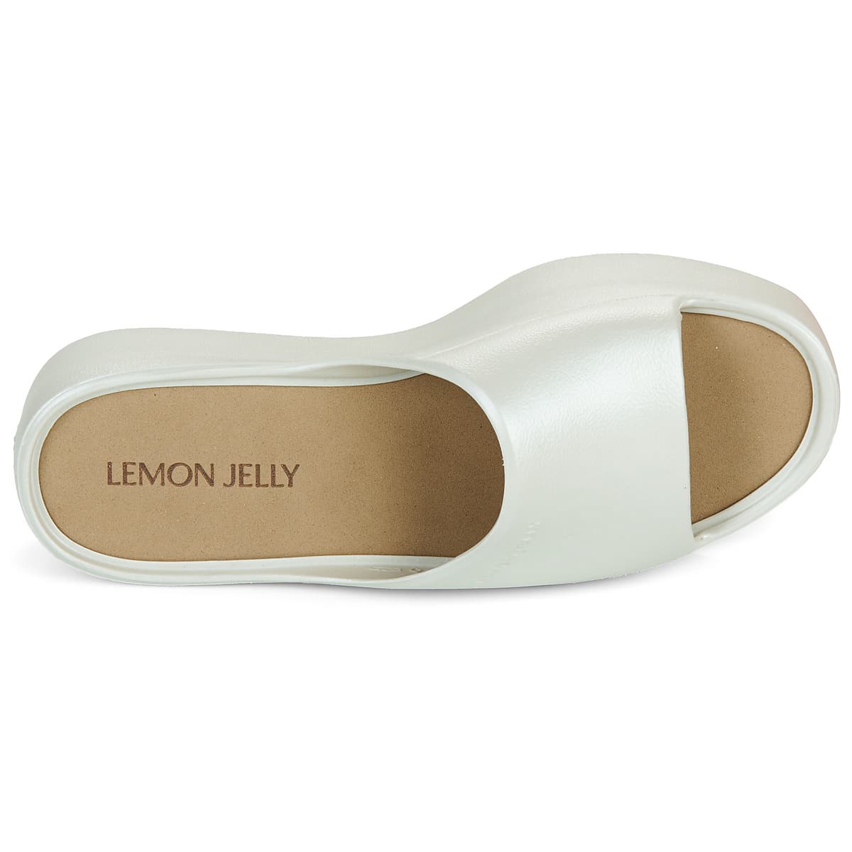 Women's Mules Lemon Jelly White