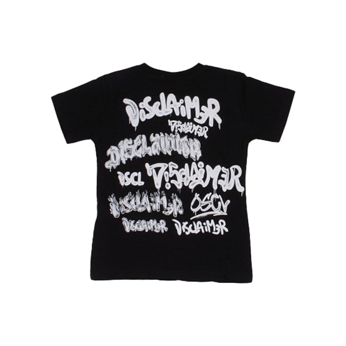 Boys' T-Shirts Disclaimer Black
