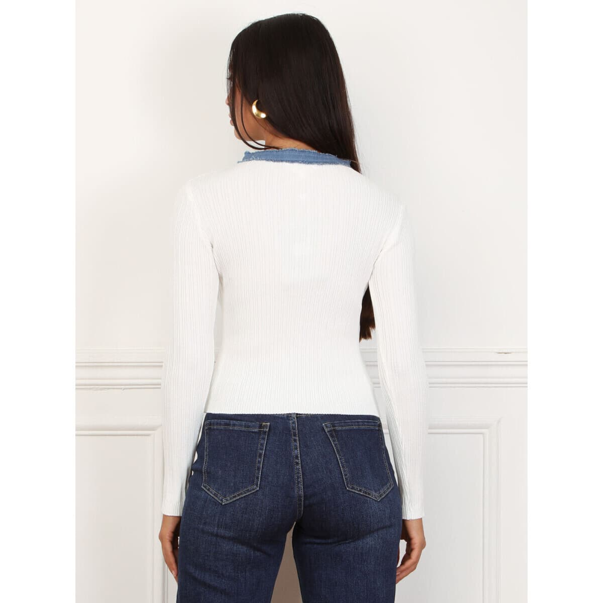 Women's Sweaters La Modeuse White