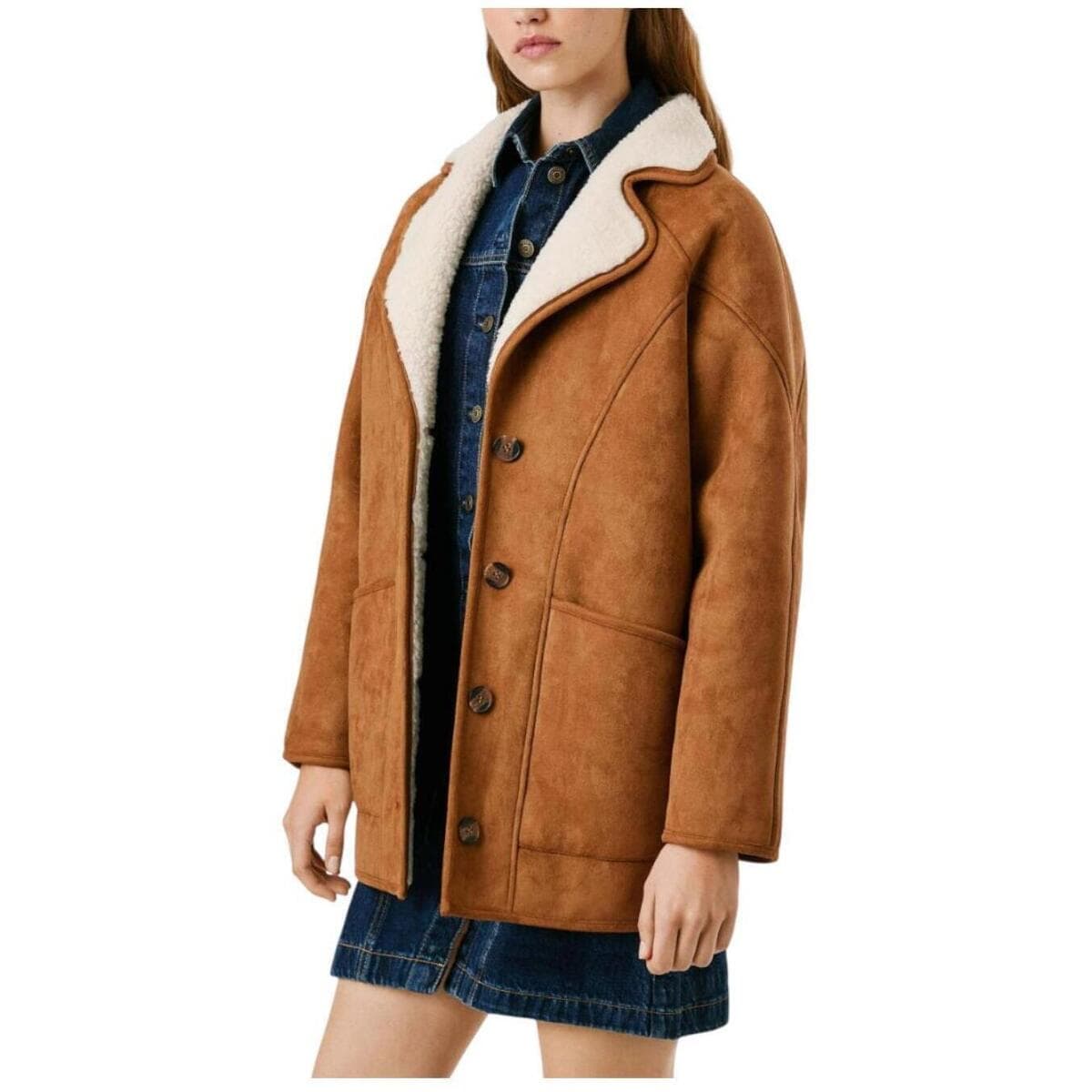 Women's Coats Pepe Jeans Brown