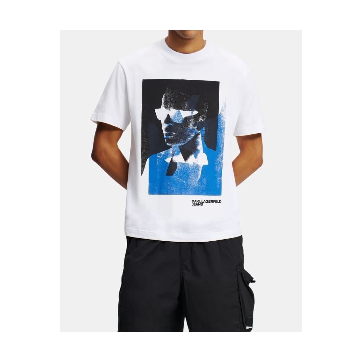 Men's T-Shirts Karl Lagerfeld White