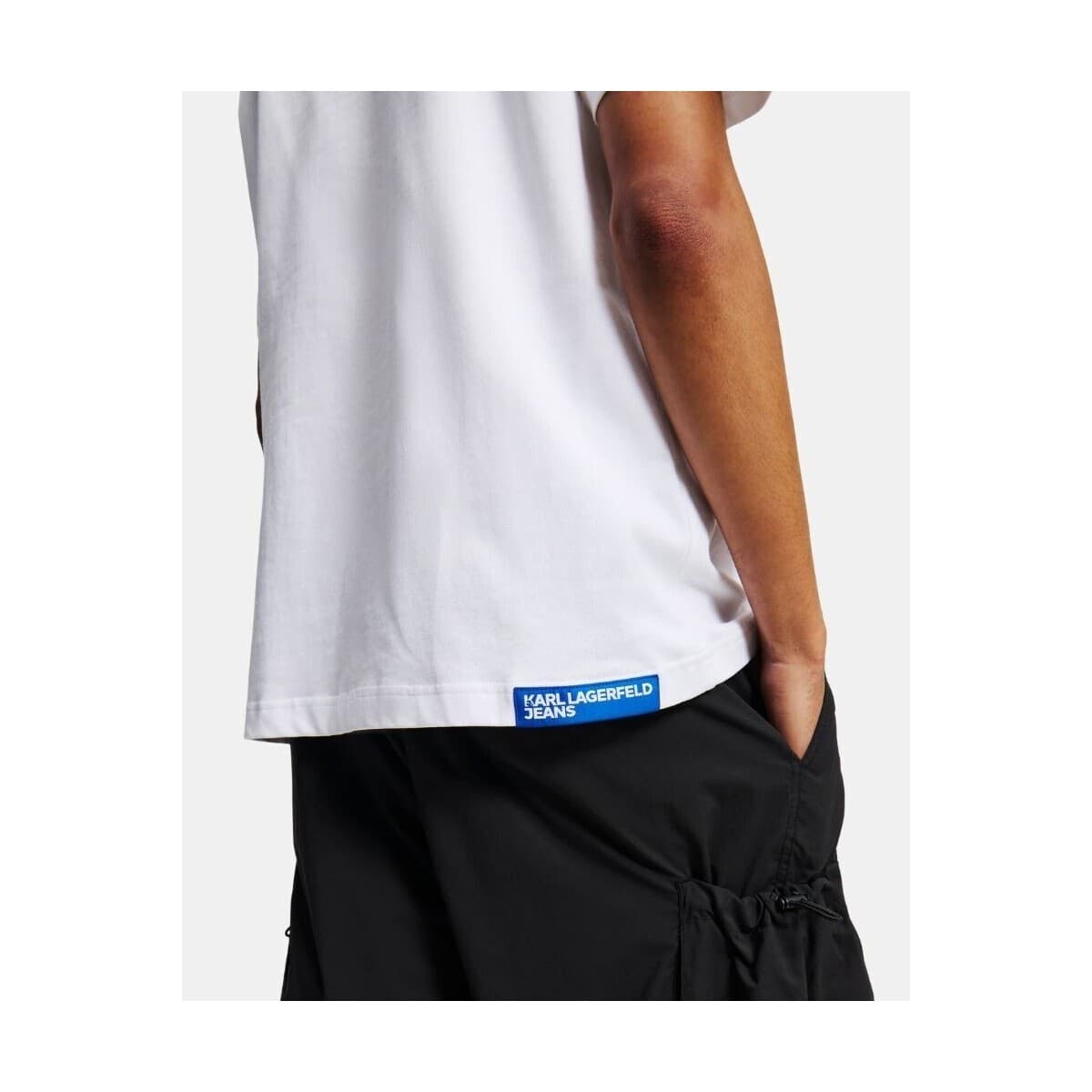 Men's T-Shirts Karl Lagerfeld White