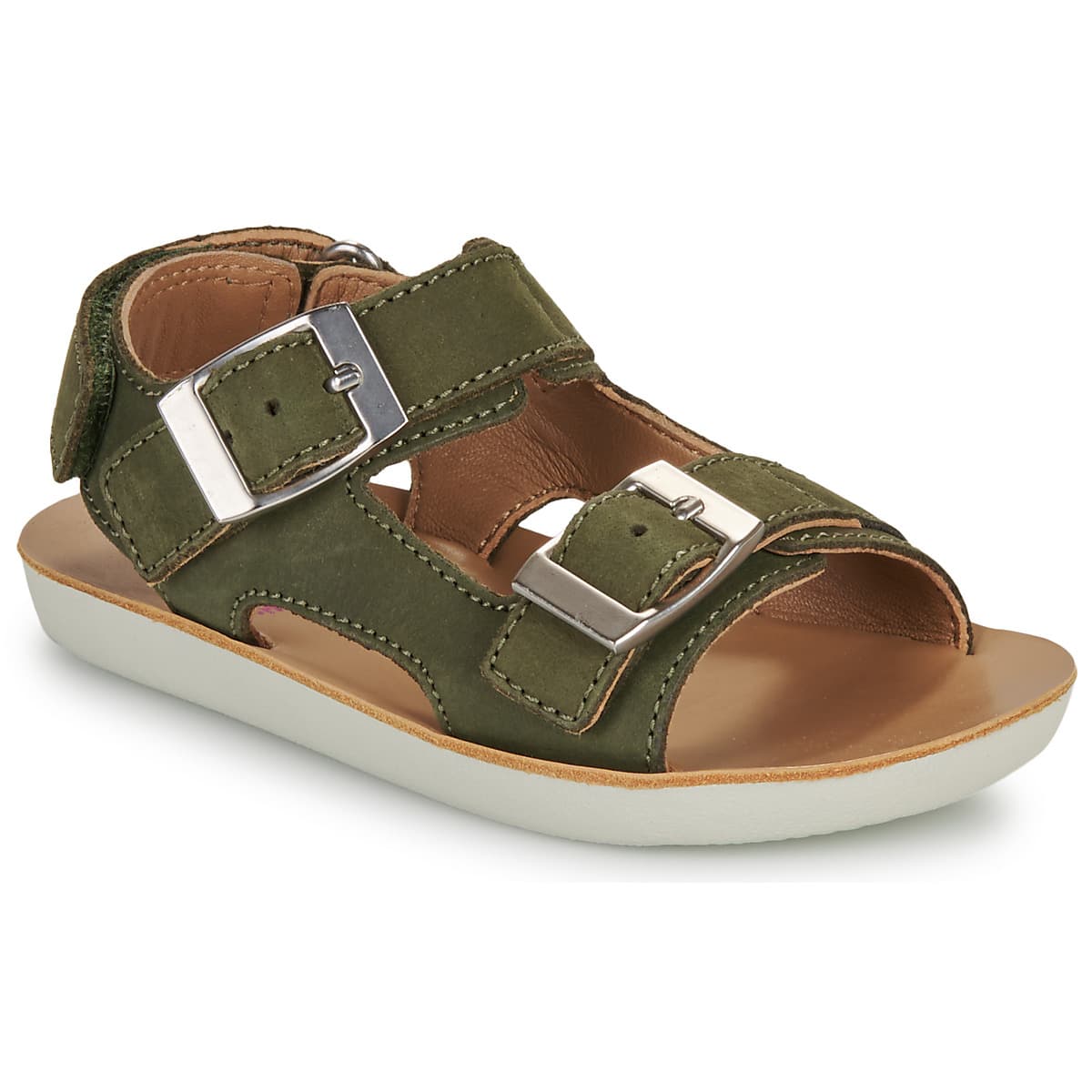 Boys' Sandals Shoo Pom Khaki