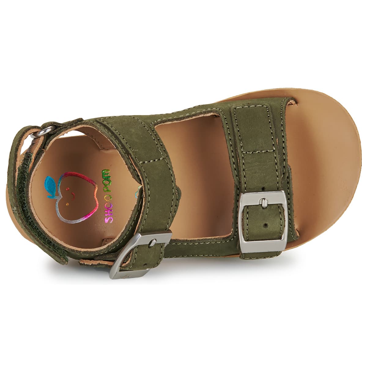 Boys' Sandals Shoo Pom Khaki