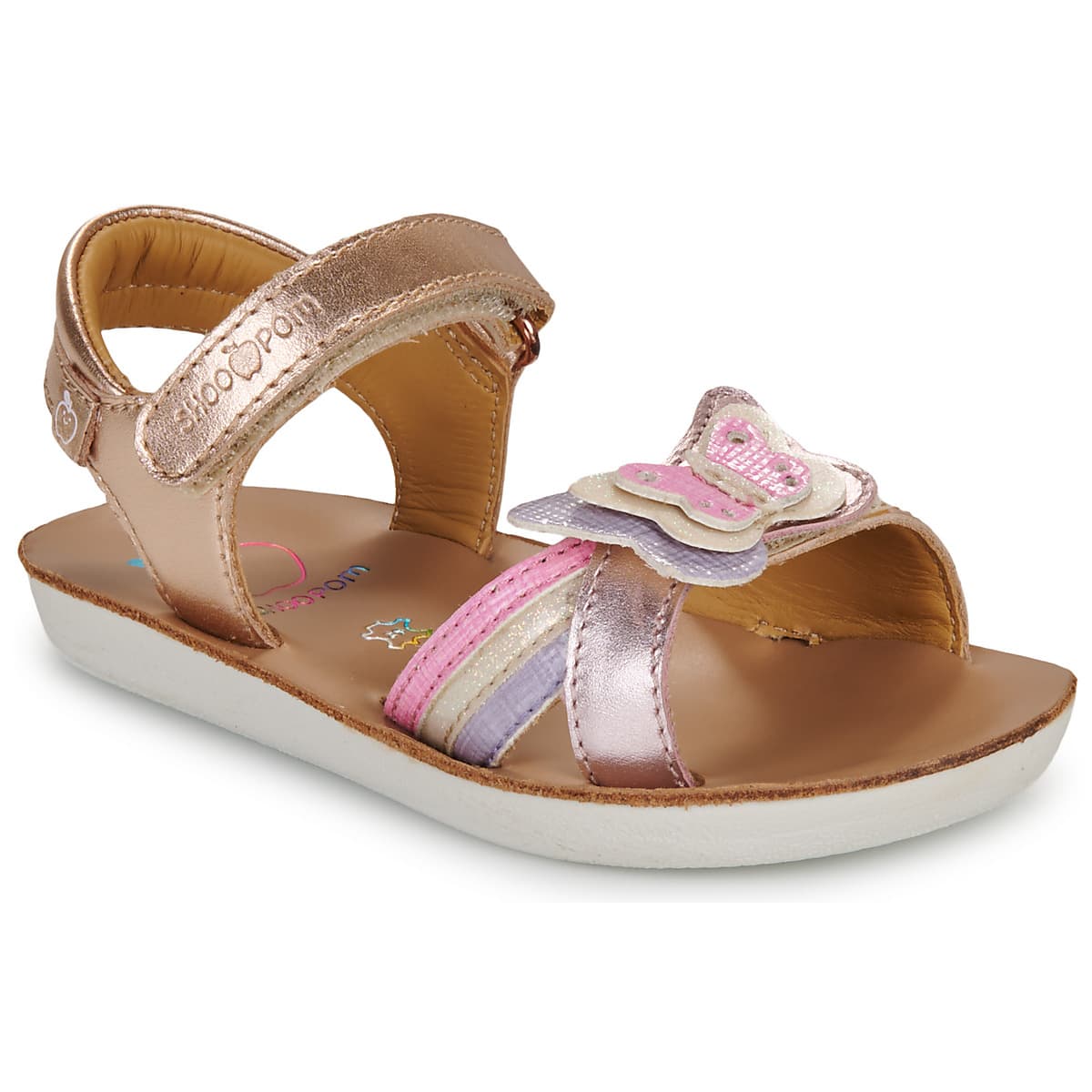 Girls' Sandals Shoo Pom Gold