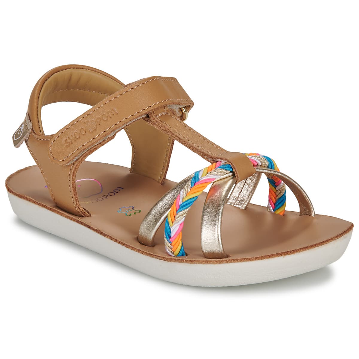 Girls' Sandals Shoo Pom Brown