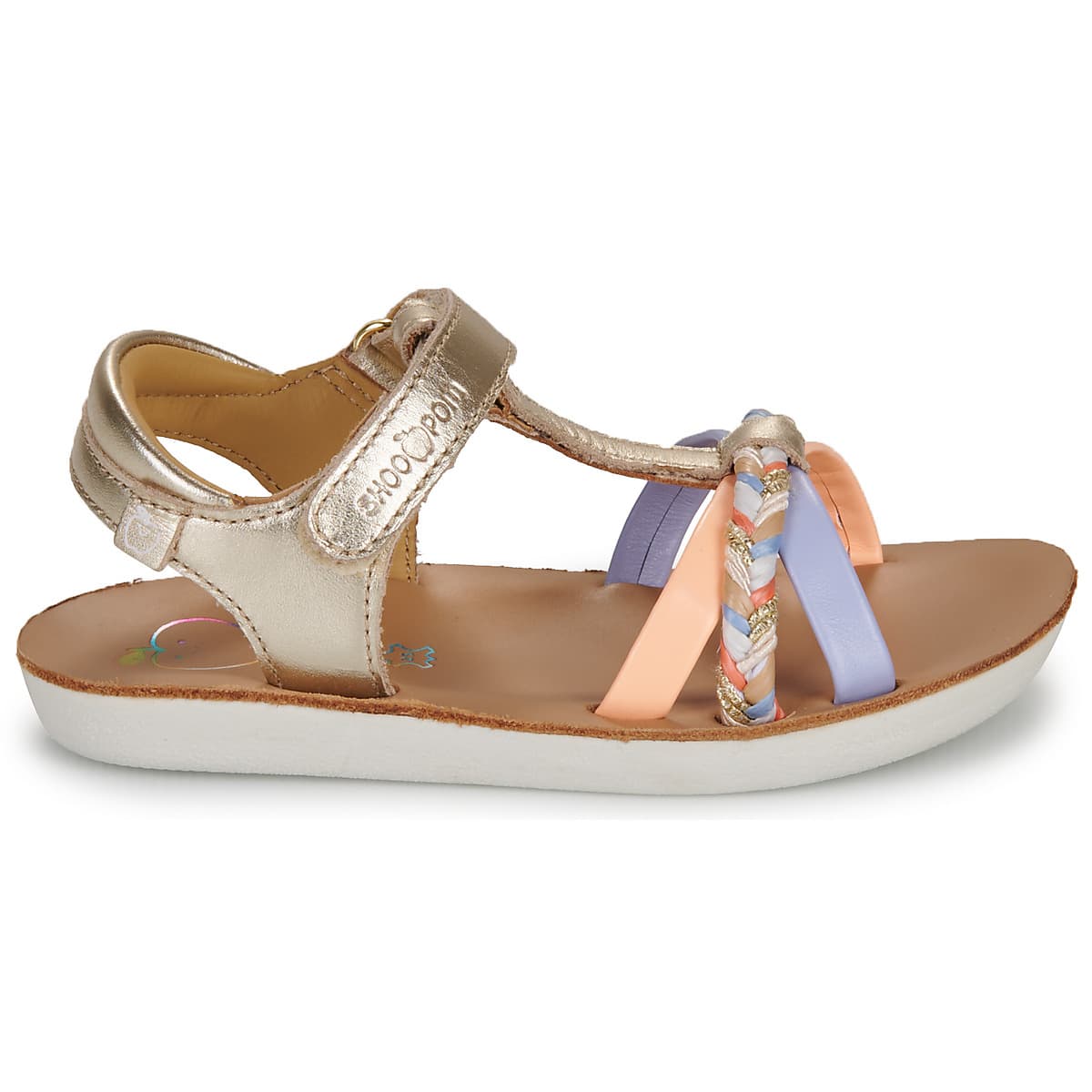 Girls' Sandals Shoo Pom Gold