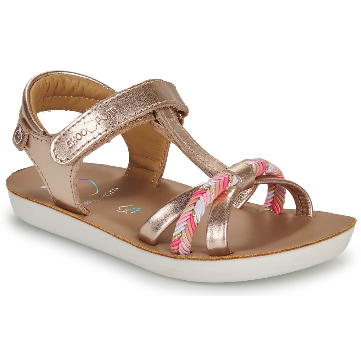 Girls' Sandals Shoo Pom Gold