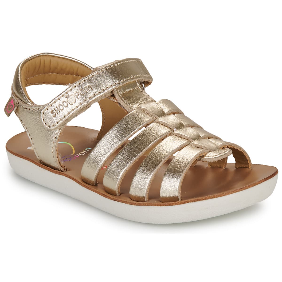 Girls' Sandals Shoo Pom Gold