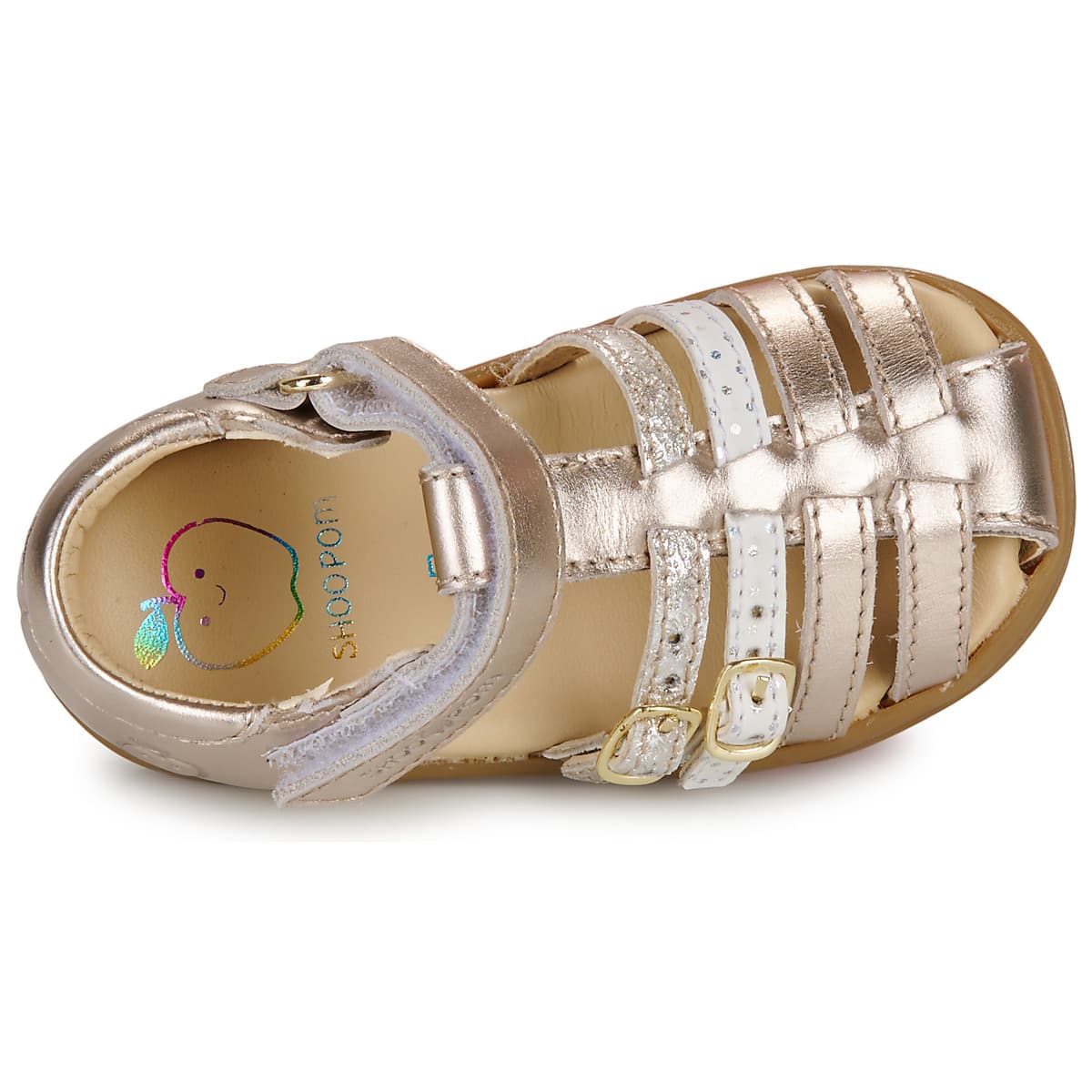 Girls' Sandals Shoo Pom Gold