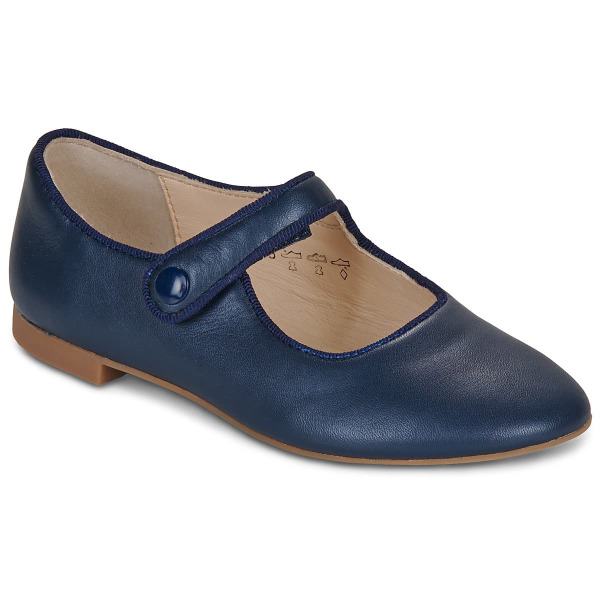 Women's Ballet Flats Pom d'Api Blue