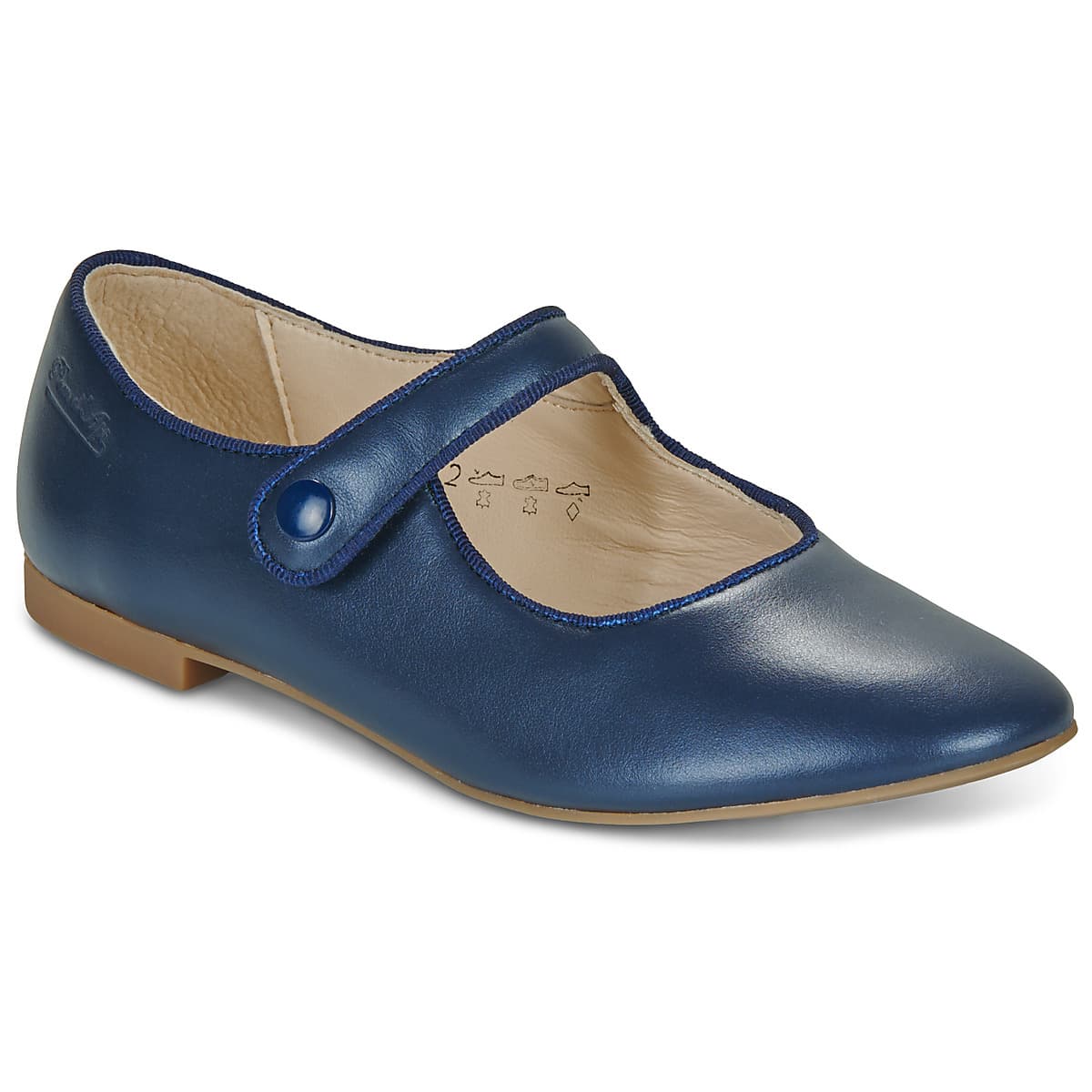 Women's Ballet Flats Pom d'Api Blue