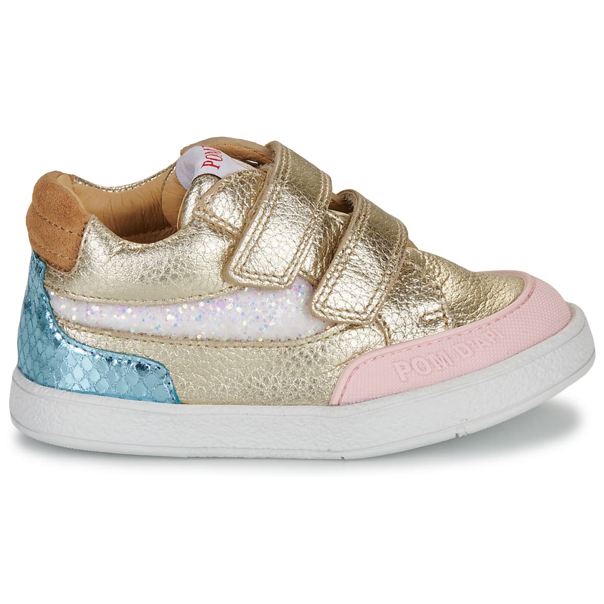 Girls' Sneakers Pom d'Api Multicolor