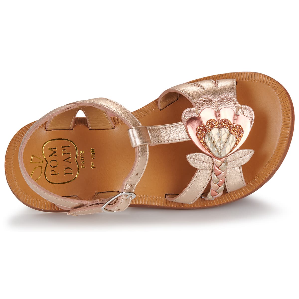 Girls' Sandals Pom d'Api Pink