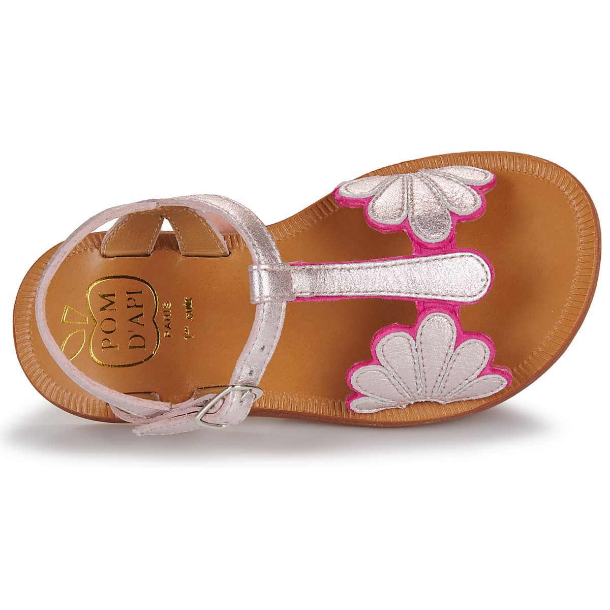 Girls' Sandals Pom d'Api Pink