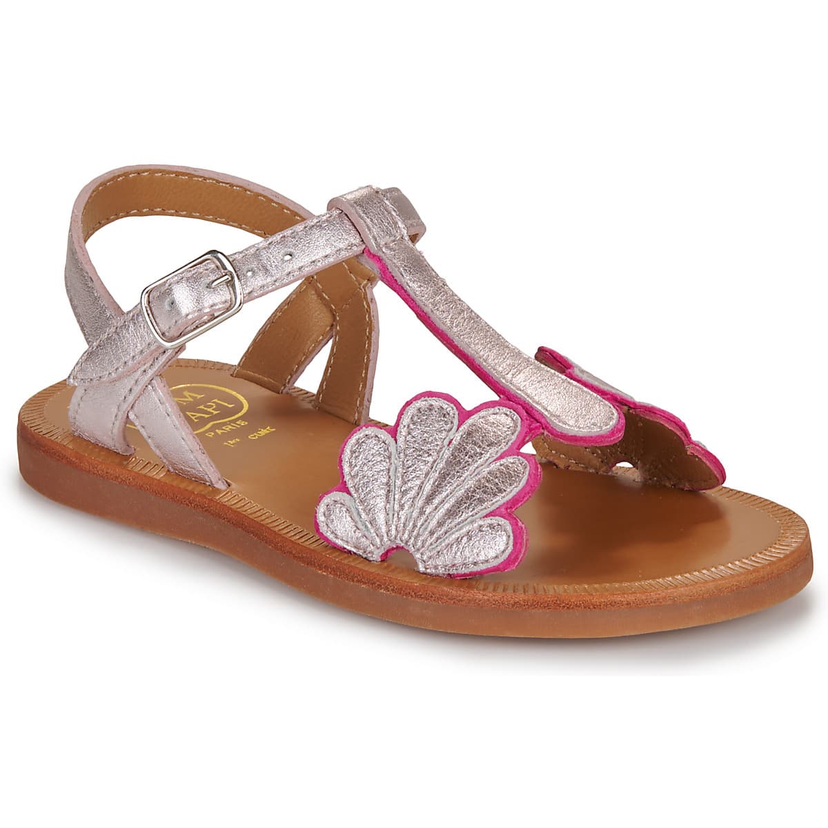 Girls' Sandals Pom d'Api Pink