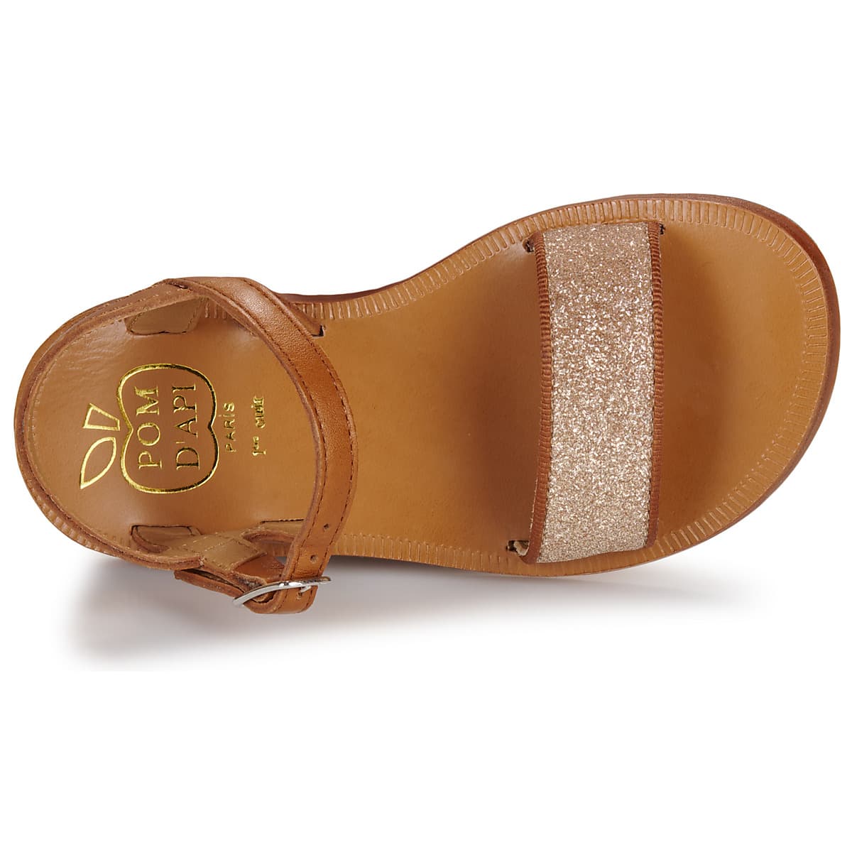 Girls' Sandals Pom d'Api Brown
