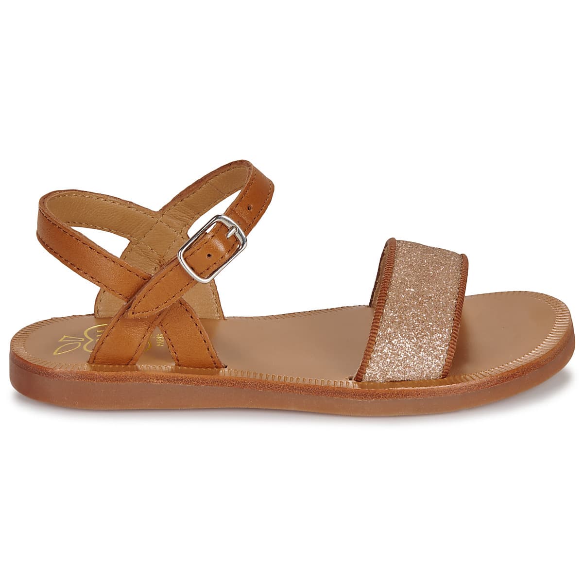 Girls' Sandals Pom d'Api Brown
