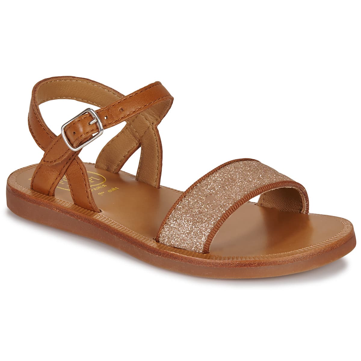 Girls' Sandals Pom d'Api Brown