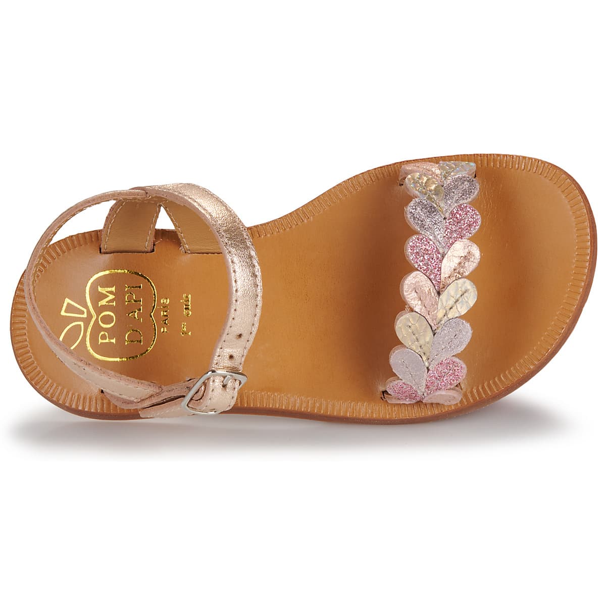 Girls' Sandals Pom d'Api Gold