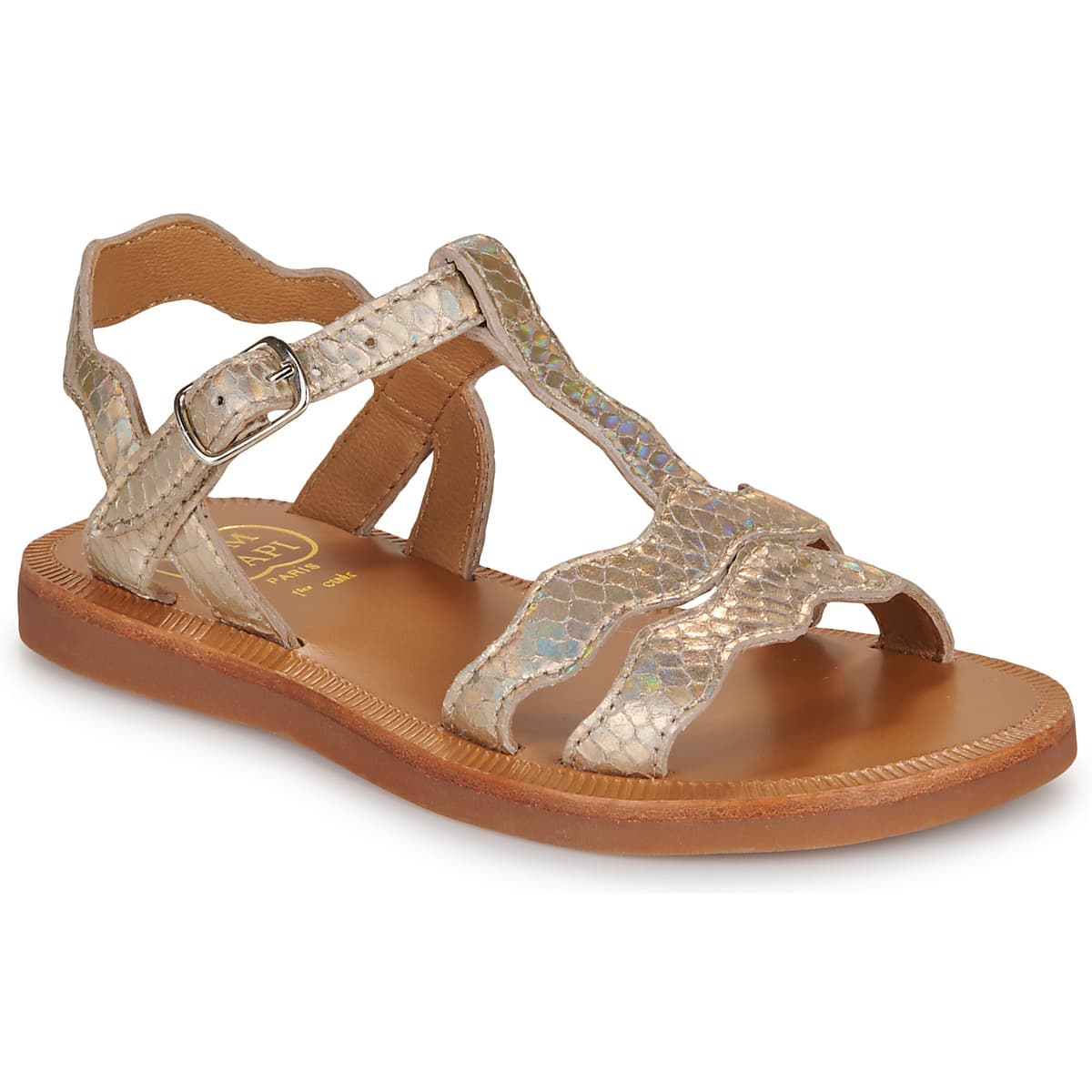 Σανδάλια χωρίς τακούνι Pom d'Api PLAGETTE FRIZZ