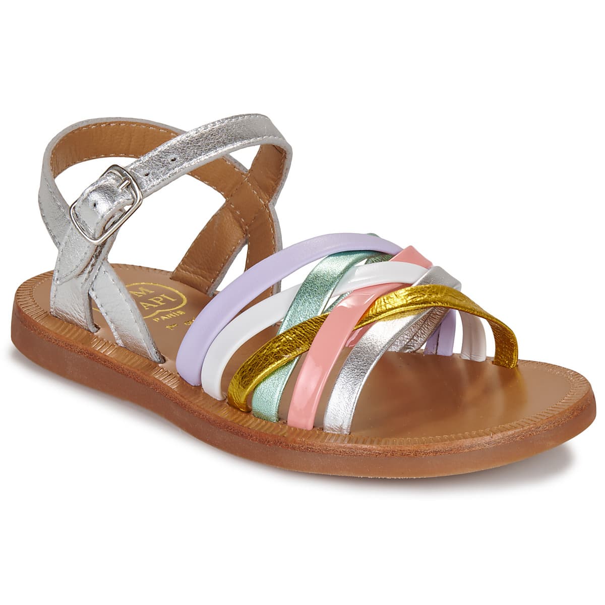 Girls' Sandals Pom d'Api Multicolor