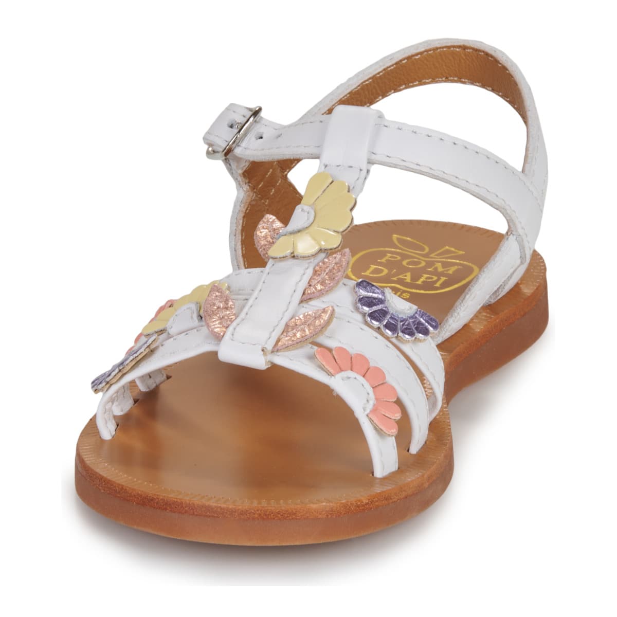 Girls' Sandals Pom d'Api White
