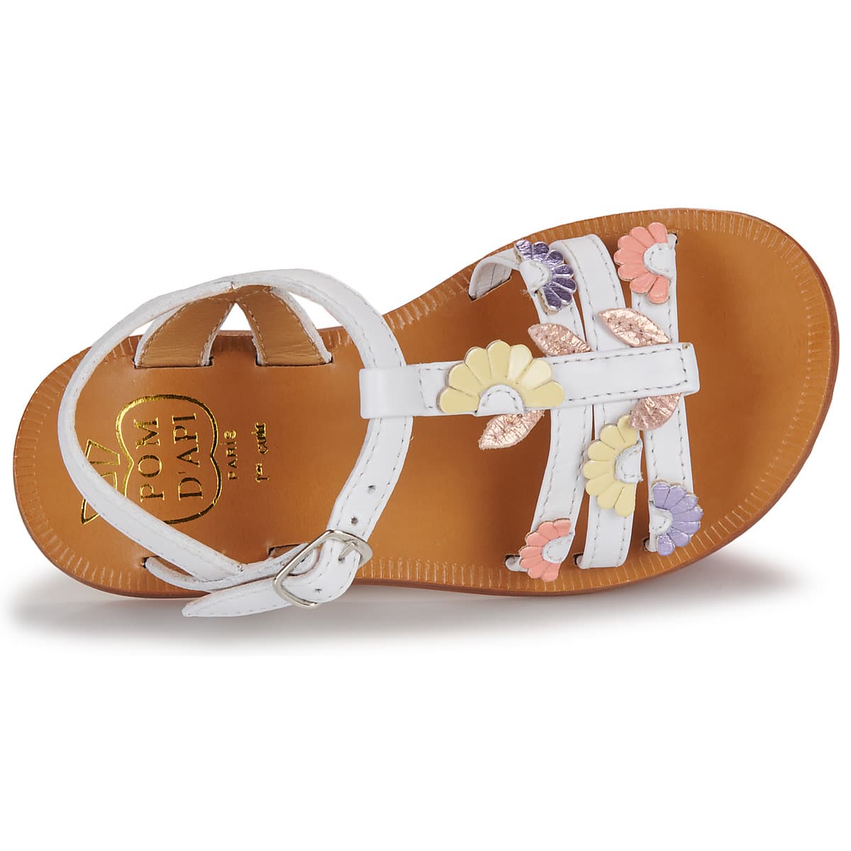 Girls' Sandals Pom d'Api White