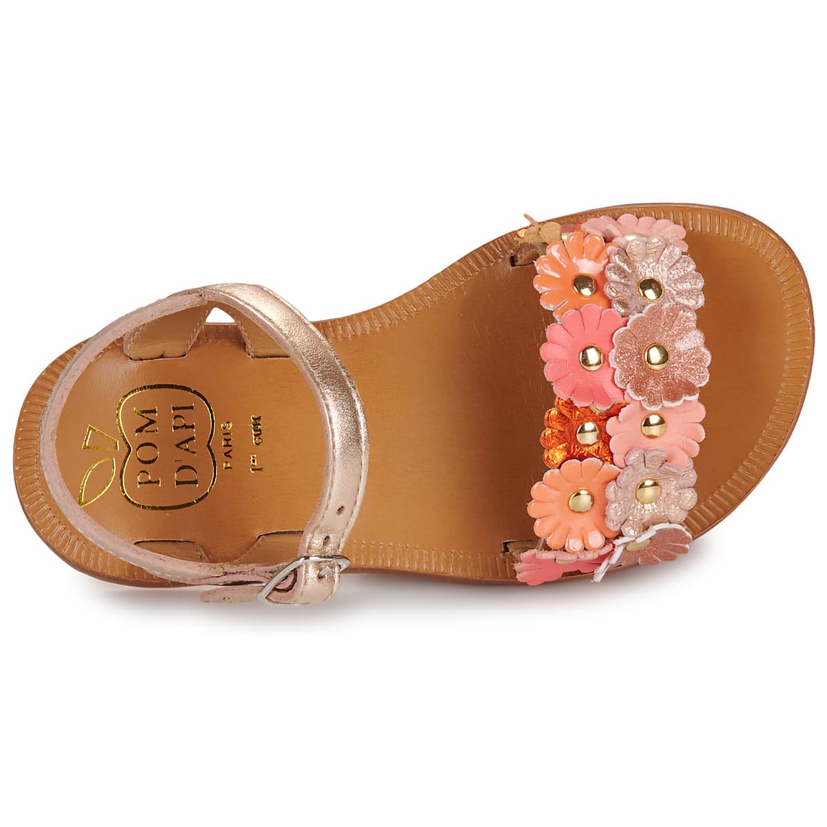 Girls' Sandals Pom d'Api Gold
