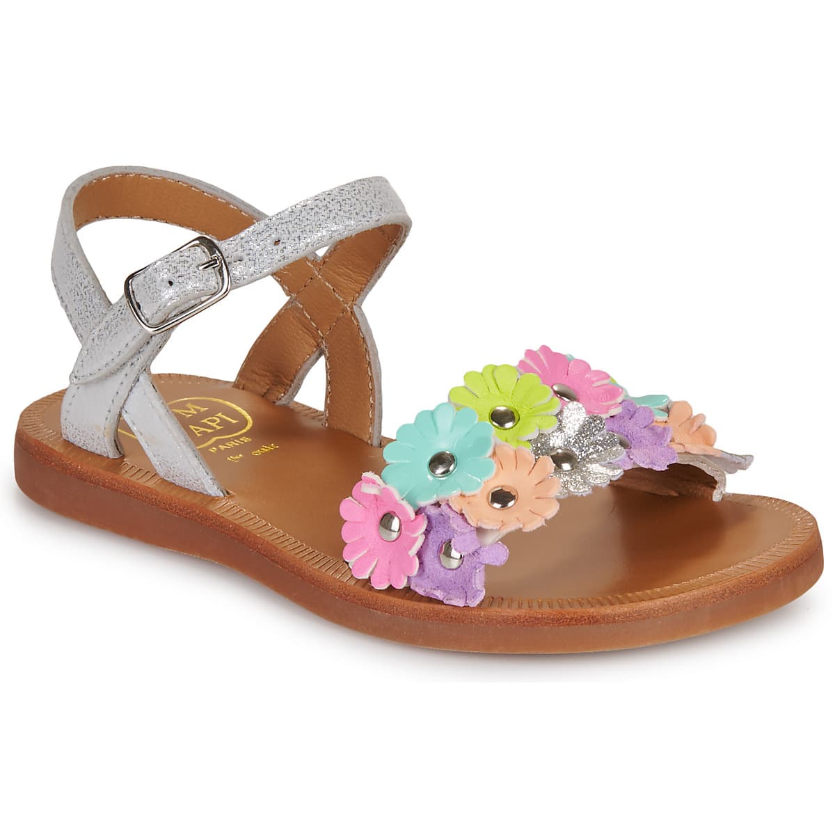 Girls' Sandals Pom d'Api Multicolor