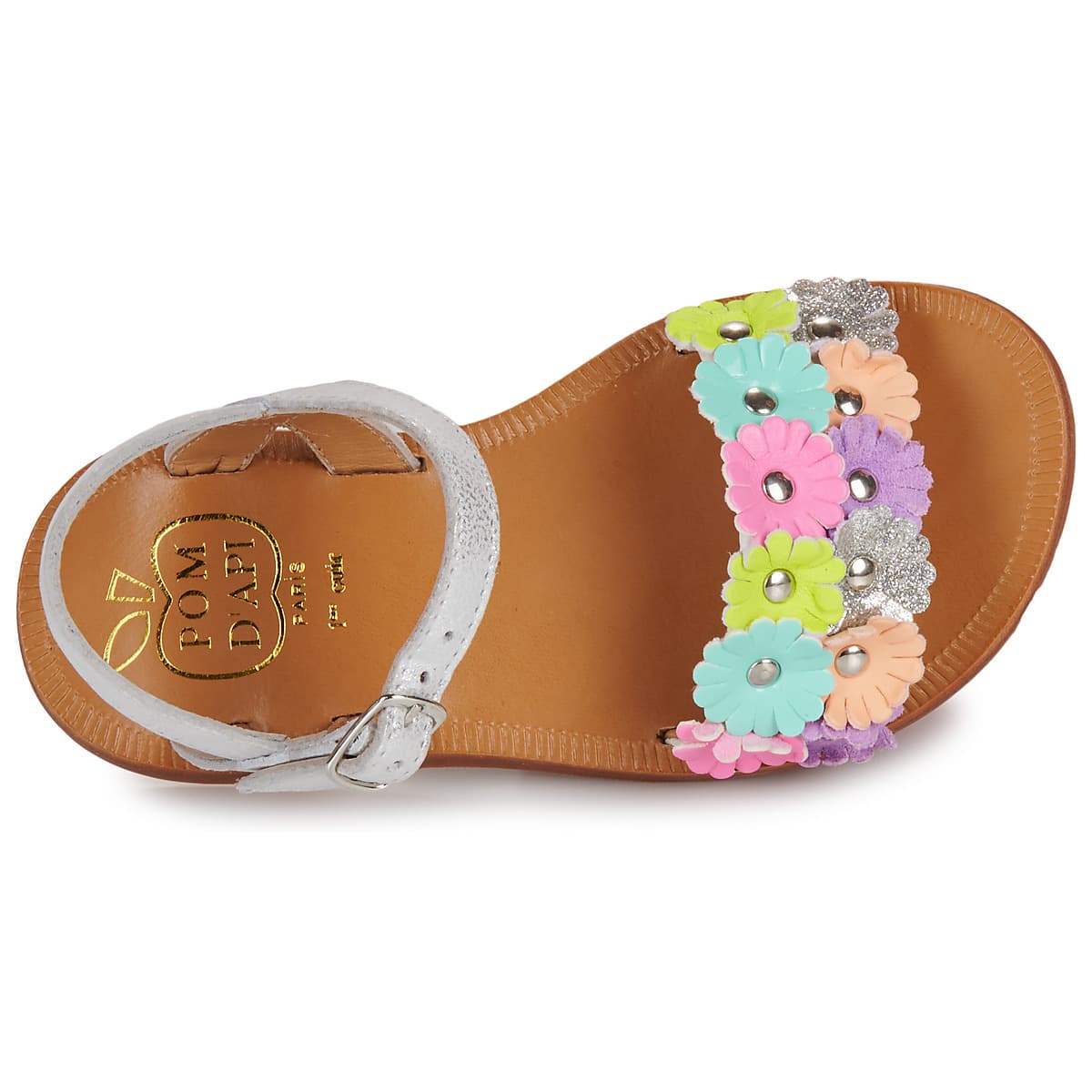 Girls' Sandals Pom d'Api Multicolor