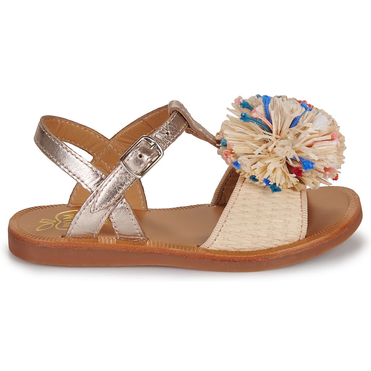 Girls' Sandals Pom d'Api Beige
