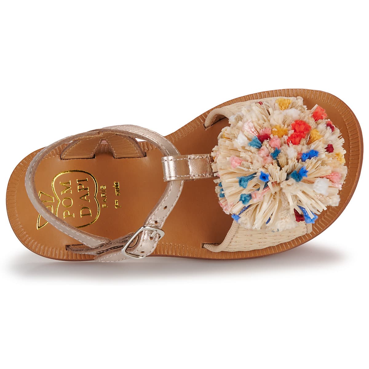 Girls' Sandals Pom d'Api Beige